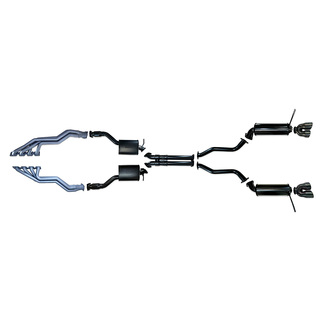 PACEMAKER HEADERS, CATS AND 3" CATBACK EXHAUST SYSTEM FITS JEEP GRAND CHEROKEE WK2 TRACKHAWK 6.4L SUPERCHARGED V8 2018-2021 (PP2655-52)