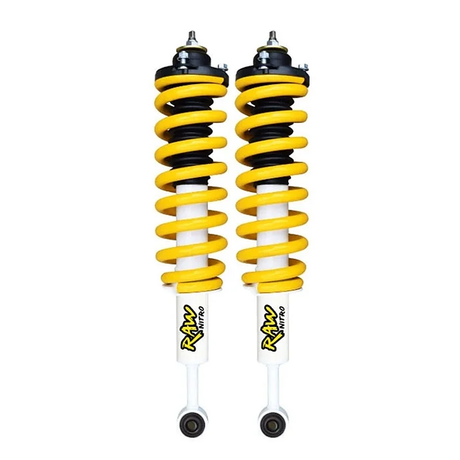 RAW 4X4 NITRO COMPLETE FRONT STRUTS (2" RAISED) TOYOTA HILUX KUN26R N70 2005-2015