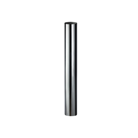 CHROME EXHAUST STACK STRAIGHT CUT 5" OD X 48" (1220MM) LONG WITH PLAIN INLET (SPS5048)