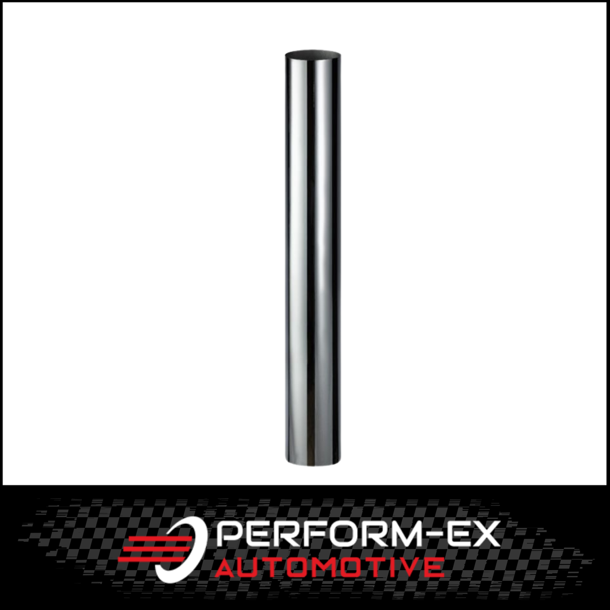 CHROME EXHAUST STACK STRAIGHT CUT 6" OD X 48" (1220MM) LONG WITH PLAIN INLET (SPS6048)