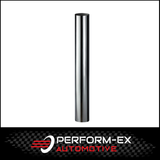 CHROME EXHAUST STACK STRAIGHT CUT 7" OD WITH PLAIN INLET