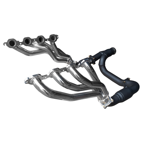 MANTA CERAMIC EXTRACTORS CATS & Y-PIPE KIT FITS CHEVROLET SILVERADO 1500 ZR1 ZR2 6.2L V8 (SSMKCH0007)