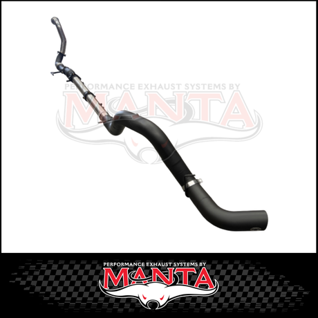 MANTA TURBO BACK 4" INTO 5" EXHAUST SYSTEM (DPF DELETE) FITS CHEVROLET SILVERADO 2500 HD LTZ 6.6L TD V8 - CAT/MUFFLER (SSMKCH0024)