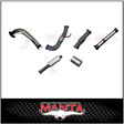 MANTA TURBO BACK 4" EXHAUST SYSTEM SUITS OEM TAILPIPE (DPF DELETE) FITS CHEVROLET SILVERADO 2500 HD LTZ 6.6L TD V8 - CAT/MUFF