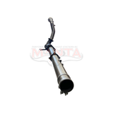 MANTA TURBO BACK 4" EXHAUST SYSTEM SUITS OEM TAILPIPE (DPF DELETE) FITS CHEVROLET SILVERADO 2500 HD LTZ 6.6L TD V8 - NO CAT/P
