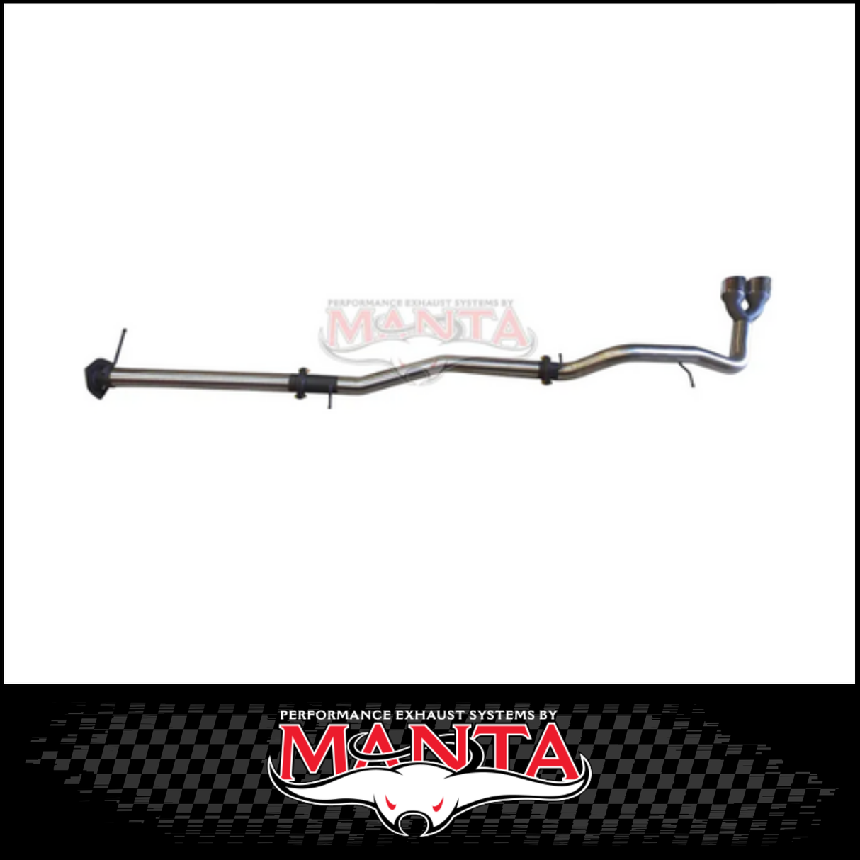 MANTA 3" DPF BACK STAINLESS STEEL EXHAUST SYSTEM WITH TWIN TIP SIDE EXIT FITS FORD RANGER NEXT GEN 3.0L V6 2022-ON (SSMKFD0275T)