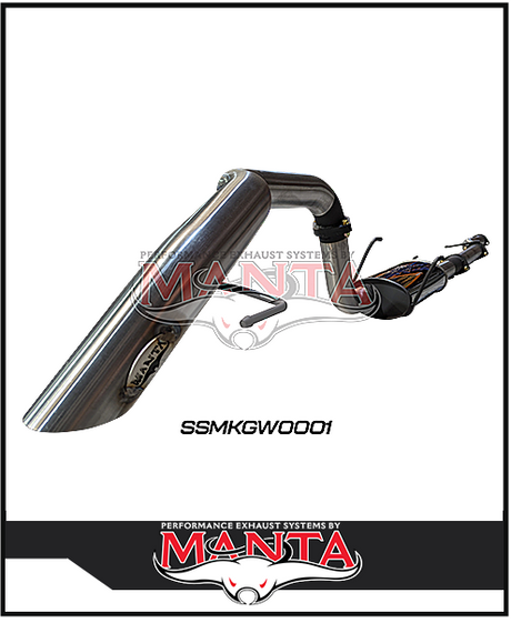 MANTA 3" STAINLESS STEEL CAT BACK EXHAUST SYSTEM FITS GWM TANK 300 2.0L 4CYL 2023-ON (SSMKGW0001)