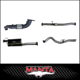 MANTA 3" TURBO BACK EXHAUST SYSTEM (DPF DELETE) FITS MAZDA BT-50 RG 3.0L TD 4CYL 2020-ON - CAT/HOTDOG (MKMA0014)