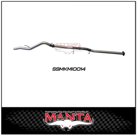 MANTA 3" DPF BACK EXHAUST SYSTEM FITS MITSUBISHI TRITON MQ MR 2.4L 4N15 4CYL 3/2015-12/2023