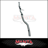 MANTA 3" DPF BACK EXHAUST SYSTEM FITS MITSUBISHI PAJERO SPORT QE QF QG 2.4L 4N15 4CYL 2015-2024