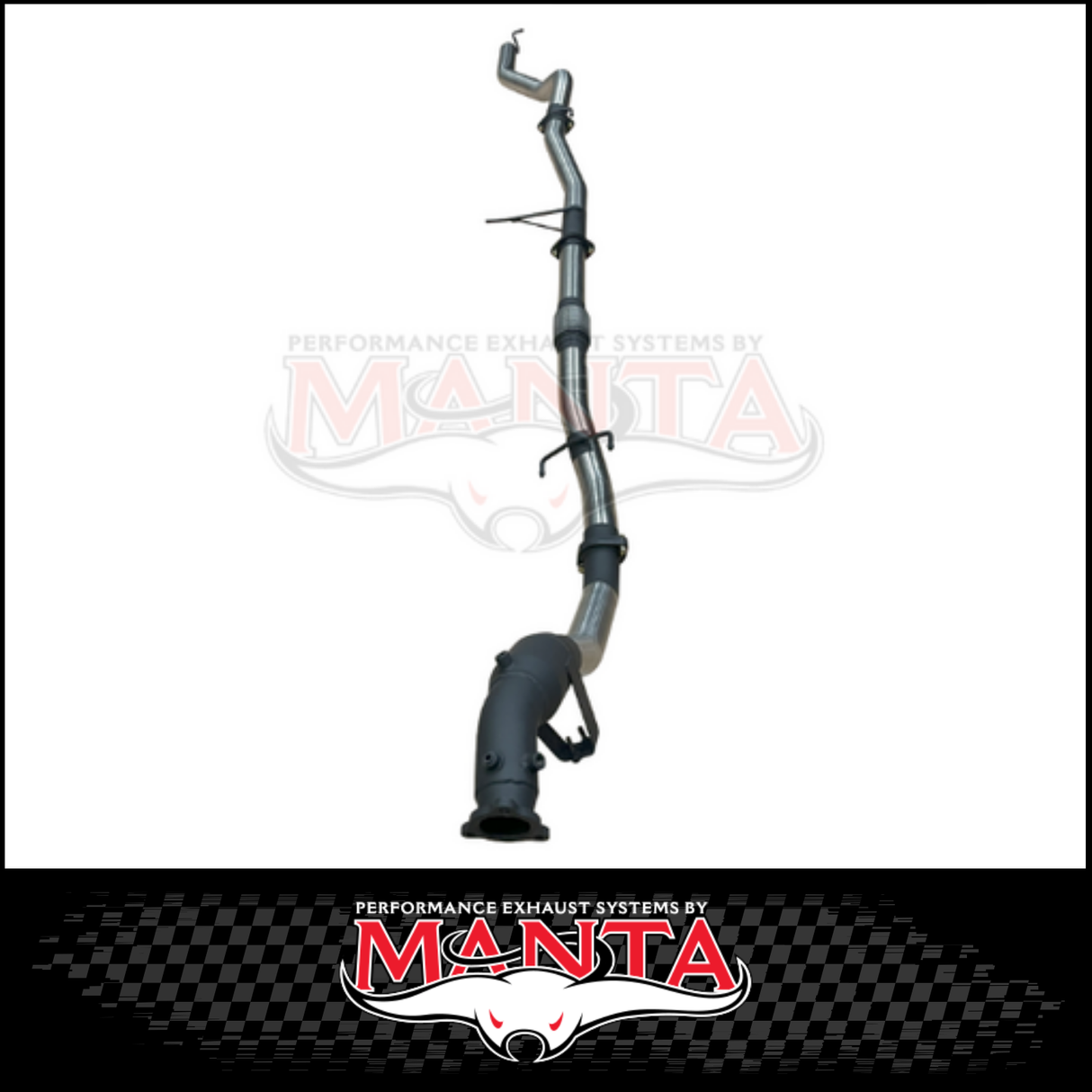 MANTA 3" STAINLESS STEEL TURBO BACK EXHAUST SYSTEM (DPF DELETE) FITS MITSUBISHI PAJERO SPORT QE QF QG 2.4L 4N15 2015-2024 - C