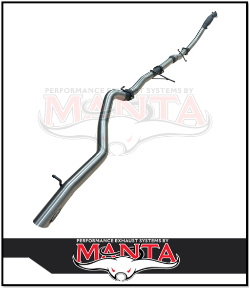 MANTA 3" STAINLESS STEEL TURBO BACK EXHAUST SYSTEM (DPF DELETE) FITS MITSUBISHI PAJERO SPORT QE QF QG 2.4L 4N15 2015-2024 - C