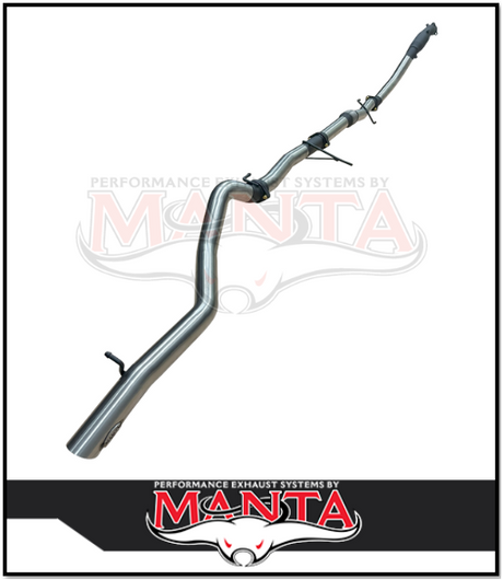 MANTA 3" STAINLESS STEEL TURBO BACK EXHAUST SYSTEM (DPF DELETE) FITS MITSUBISHI PAJERO SPORT QE QF QG 2.4L 4N15 2015-2024 - C