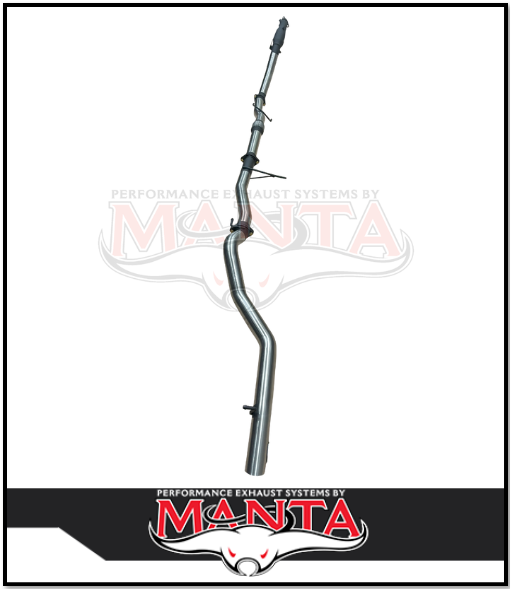 MANTA 3" STAINLESS STEEL TURBO BACK EXHAUST SYSTEM (DPF DELETE) FITS MITSUBISHI PAJERO SPORT QE QF QG 2.4L 4N15 2015-2024 - C