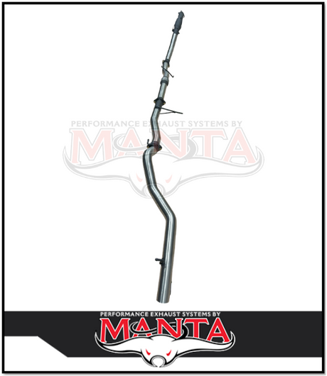MANTA 3" STAINLESS STEEL TURBO BACK EXHAUST SYSTEM (DPF DELETE) FITS MITSUBISHI PAJERO SPORT QE QF QG 2.4L 4N15 2015-2024 - C