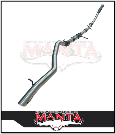 MANTA 3" STAINLESS STEEL TURBO BACK EXHAUST SYSTEM (DPF DELETE) FITS MITSUBISHI PAJERO SPORT QE QF QG 2.4L 4N15 2015-2024 - C
