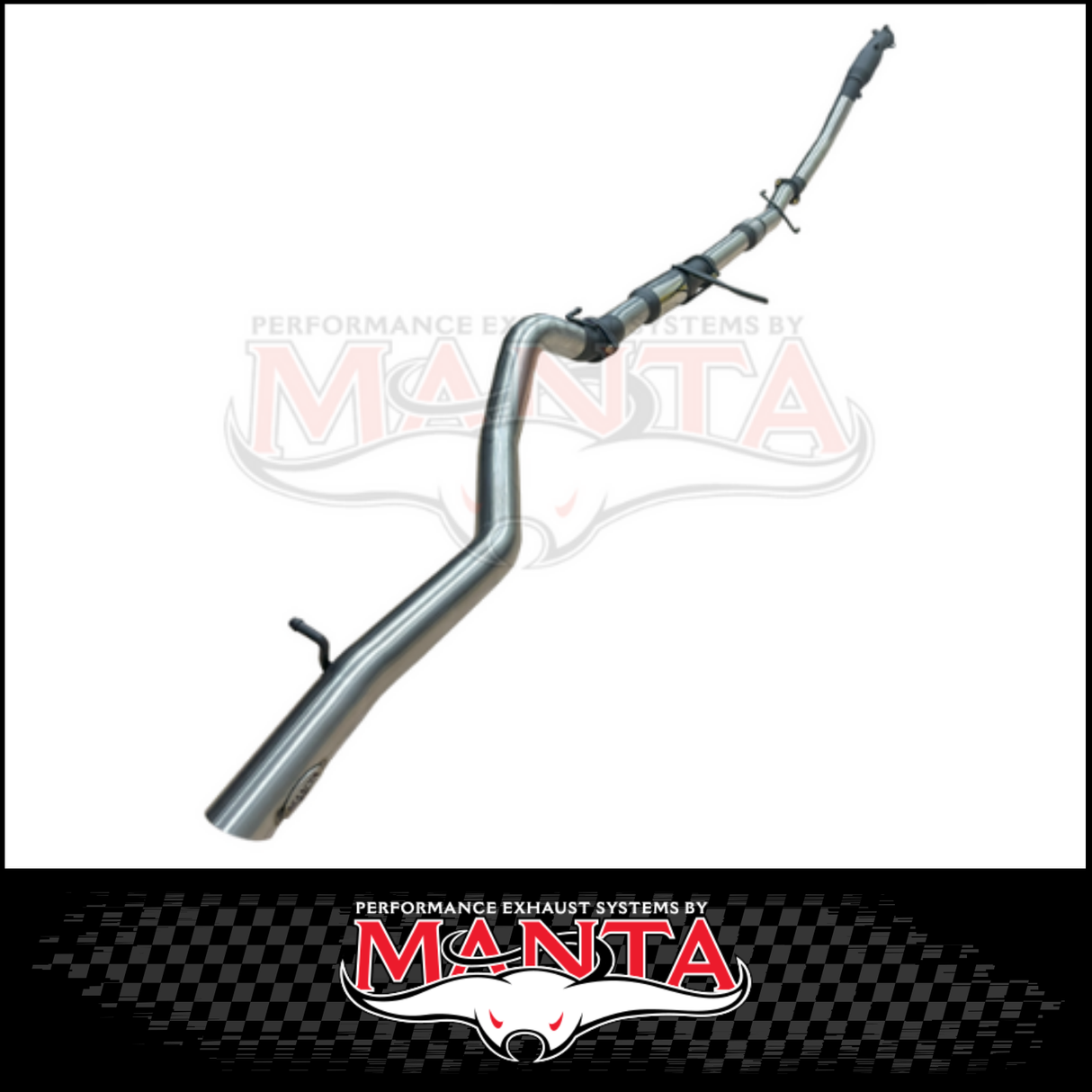 MANTA 3" STAINLESS STEEL TURBO BACK EXHAUST SYSTEM (DPF DELETE) FITS MITSUBISHI PAJERO SPORT QE QF QG 2.4L 4N15 2015-2024 - C
