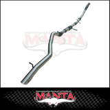 MANTA 3" STAINLESS STEEL TURBO BACK EXHAUST SYSTEM (DPF DELETE) FITS MITSUBISHI PAJERO SPORT QE QF QG 2.4L 4N15 2015-2024 - C