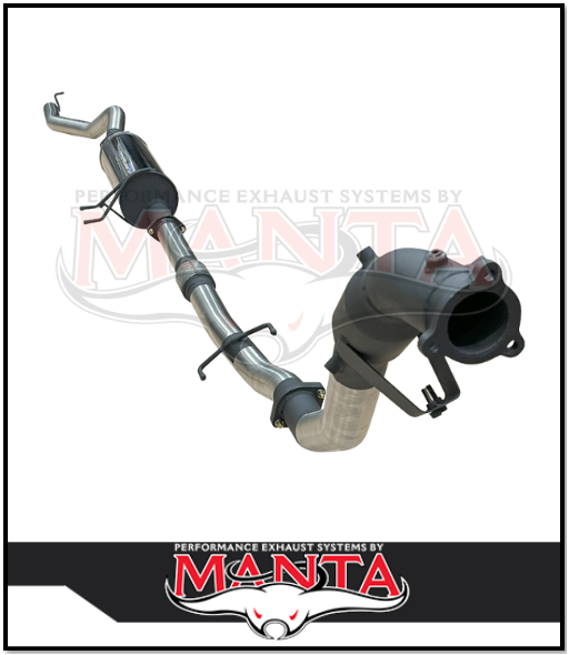 MANTA 3" STAINLESS STEEL TURBO BACK EXHAUST SYSTEM (DPF DELETE) FITS MITSUBISHI PAJERO SPORT QE QF QG 2.4L 4N15 2015-2024 - C