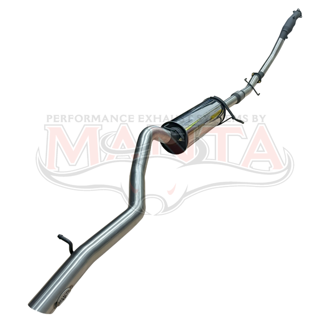 MANTA 3" STAINLESS STEEL TURBO BACK EXHAUST SYSTEM (DPF DELETE) FITS MITSUBISHI PAJERO SPORT QE QF QG 2.4L 4N15 2015-2024 - C