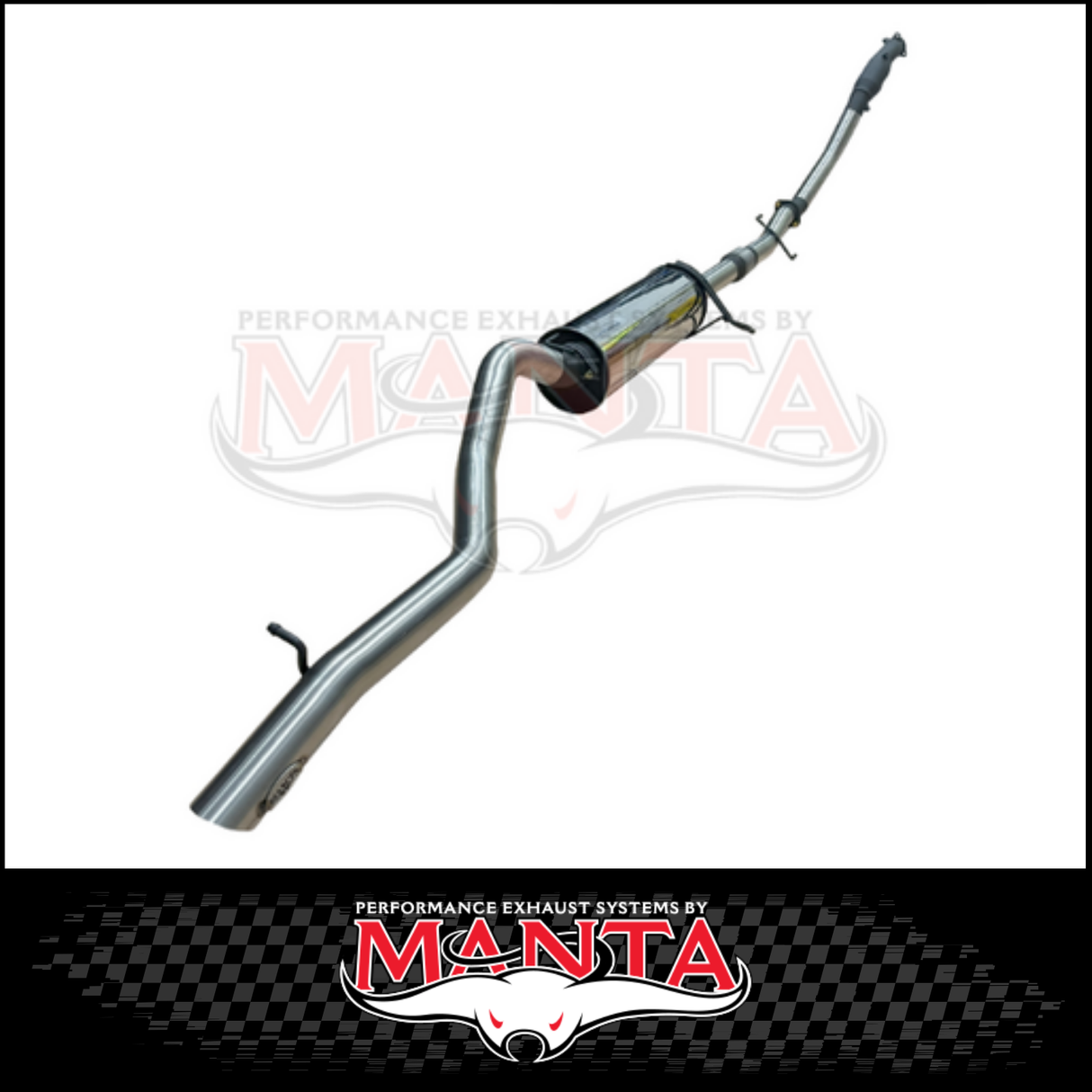 MANTA 3" STAINLESS STEEL TURBO BACK EXHAUST SYSTEM (DPF DELETE) FITS MITSUBISHI PAJERO SPORT QE QF QG 2.4L 4N15 2015-2024 - C