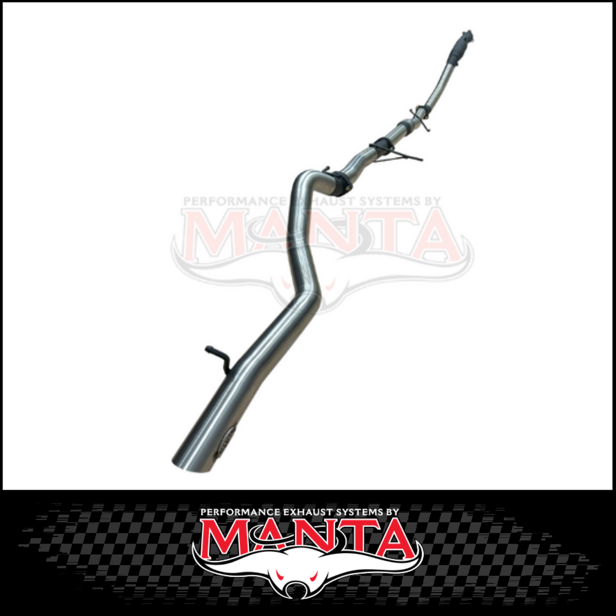 MANTA 3" STAINLES STEEL TURBO BACK EXHAUST SYSTEM (DPF DELETE) FITS MITSUBISHI PAJERO SPORT QE QF QG 2.4L 2015-2024 - NO CAT/