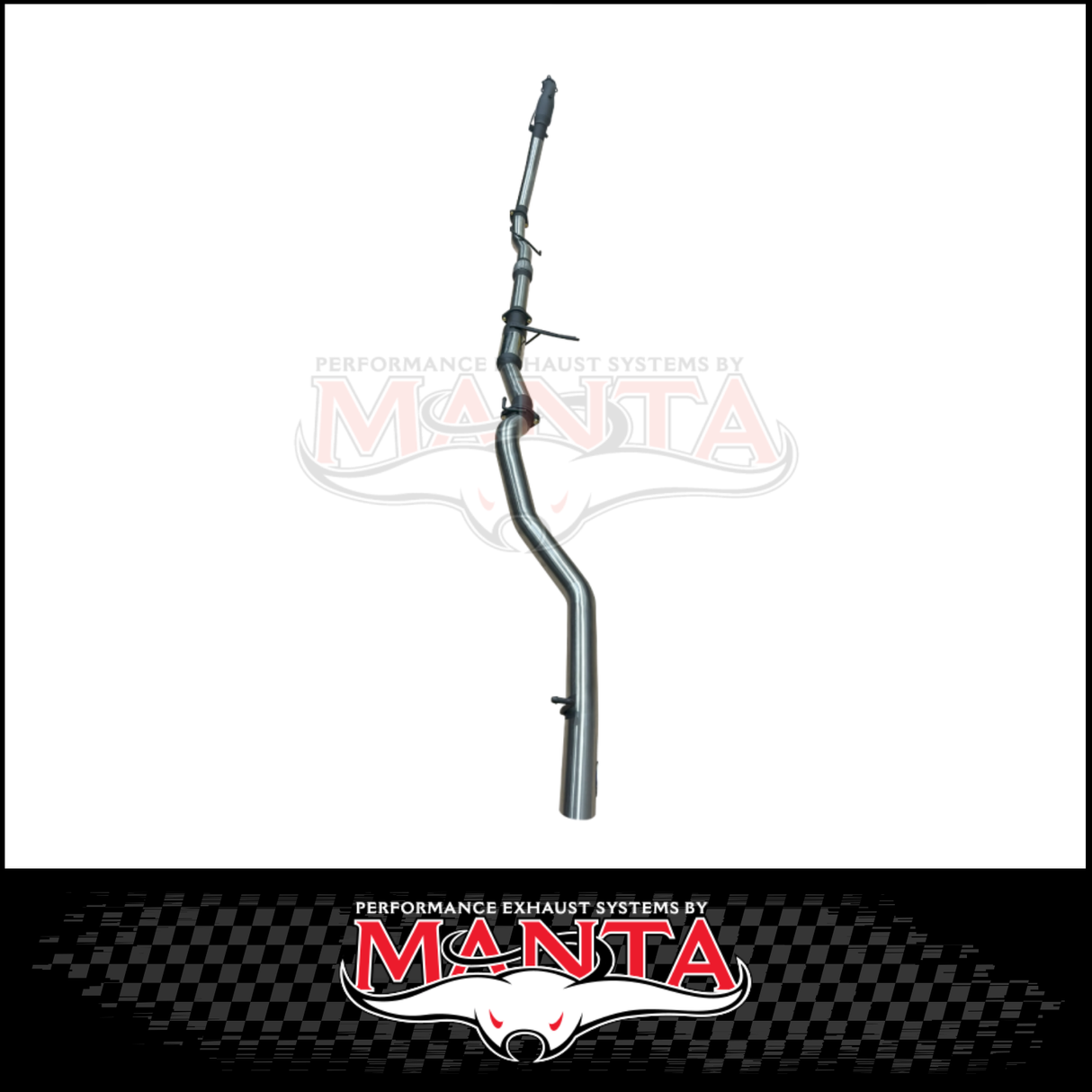 MANTA 3" STAINLES STEEL TURBO BACK EXHAUST SYSTEM (DPF DELETE) FITS MITSUBISHI PAJERO SPORT QE QF QG 2.4L 2015-2024 - NO CAT/