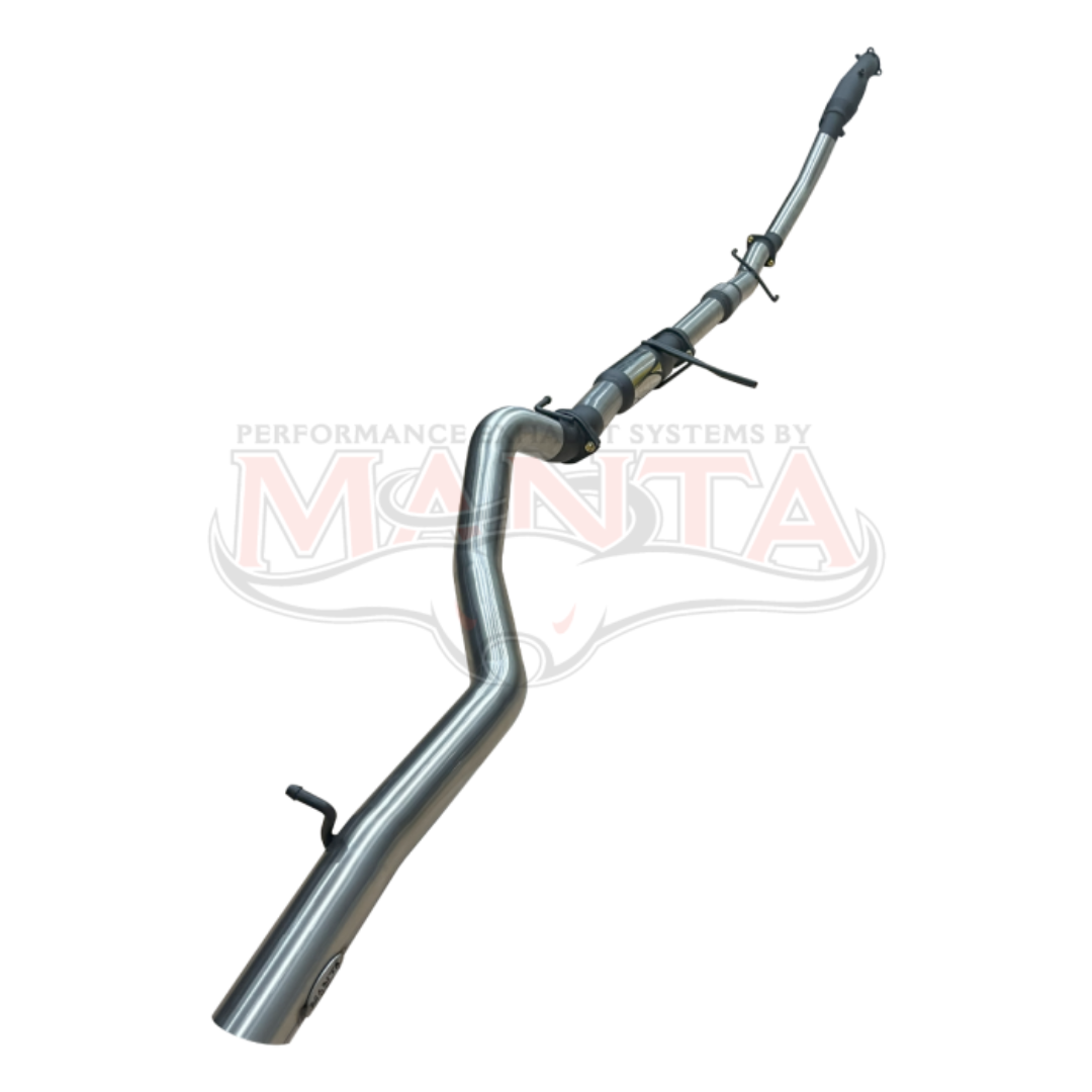 MANTA 3" STAINLES STEEL TURBO BACK EXHAUST SYSTEM (DPF DELETE) FITS MITSUBISHI PAJERO SPORT QE QF QG 2.4L 2015-2024 - NO CAT/