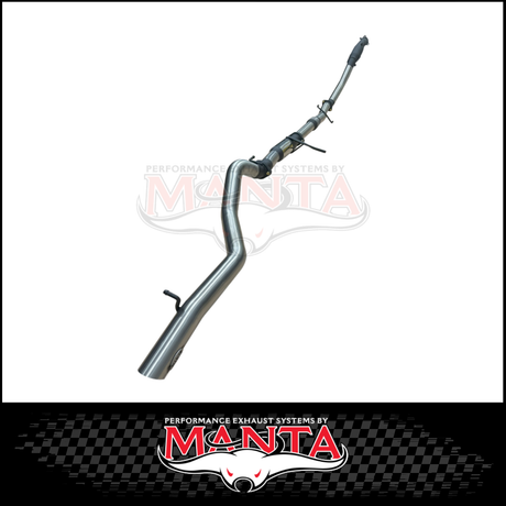 MANTA 3" STAINLES STEEL TURBO BACK EXHAUST SYSTEM (DPF DELETE) FITS MITSUBISHI PAJERO SPORT QE QF QG 2.4L 2015-2024 - NO CAT/
