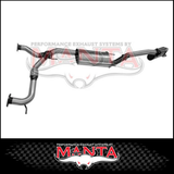 MANTA 3" CAT BACK EXHAUST SYSTEM FITS NISSAN PATROL Y62 5.6L V8 2012-ON