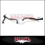 MANTA Y-PIPE & MID SECTION FITS NISSAN PATROL Y62 5.6L V8 2012-ON - MEDIUM MUFFLER (MKNI0109)
