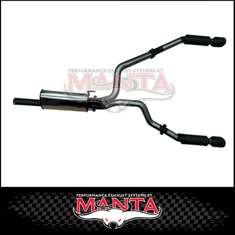 MANTA 3" STAINLESS STEEL CAT BACK EXHAUST WITH REAR MUFFLERS FITS RAM 1500 DS 5.7L V8 1/2017-ON (SSMKRA0019)