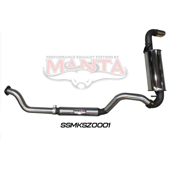 MANTA 2.5" CAT BACK EXHAUST SYSTEM FITS SUZUKI JIMNY GJ JB74 1.5L 3 DOOR 1/2018-ON