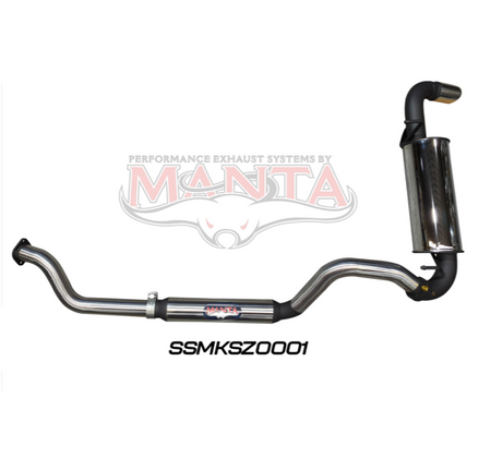 MANTA 2.5" CAT BACK EXHAUST SYSTEM FITS SUZUKI JIMNY GJ JB74 1.5L 3 DOOR 1/2018-ON
