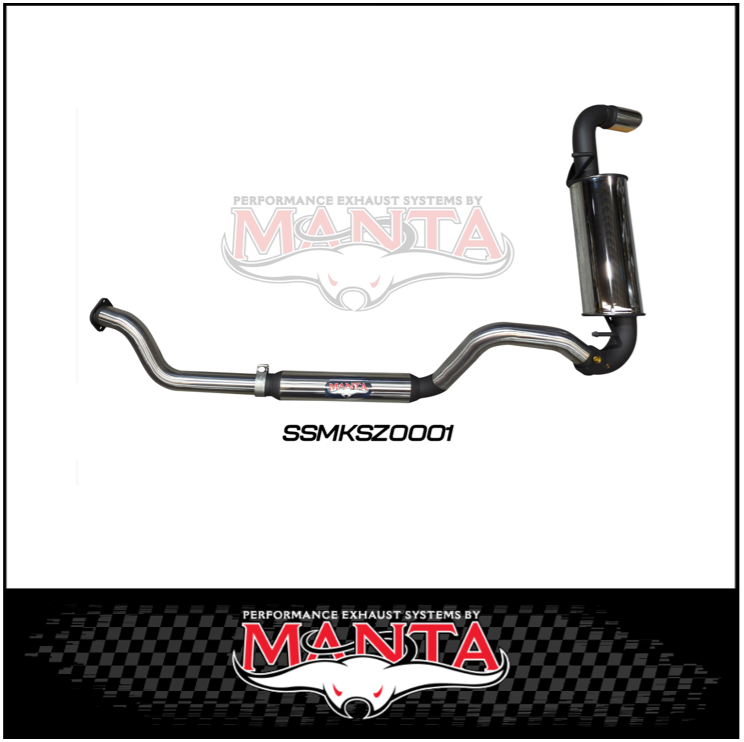 MANTA 2.5" CAT BACK EXHAUST SYSTEM FITS SUZUKI JIMNY GJ JB74 1.5L 3 DOOR 1/2018-ON