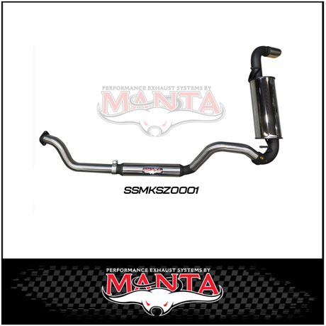 MANTA 2.5" CAT BACK EXHAUST SYSTEM FITS SUZUKI JIMNY GJ JB74 1.5L 3 DOOR 1/2018-ON