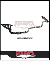 MANTA STAINLESS STEEL ENGINE BACK EXHAUST SYSTEM FITS SUZUKI JIMNY JB74 1.5L 3 DOOR 1/2018-ON (SSMKSZ0002)