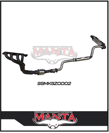 MANTA STAINLESS STEEL ENGINE BACK EXHAUST SYSTEM FITS SUZUKI JIMNY JB74 1.5L 3 DOOR 1/2018-ON (SSMKSZ0002)