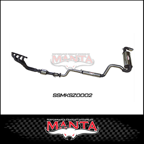 MANTA STAINLESS STEEL ENGINE BACK EXHAUST SYSTEM FITS SUZUKI JIMNY JB74 1.5L 3 DOOR 1/2018-ON (SSMKSZ0002)