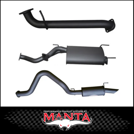 MANTA 3" STAINLESS STEEL CAT BACK EXHAUST SYSTEM WITH CENTRE & REAR MUFFLER FITS TOYOTA LANDCRUISER UZJ100R 1998-2007 (SSMKTY0078)
