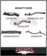 MANTA 3" TURBO BACK EXHAUST SYSTEM (DPF DELETE) FITS TOYOTA LANDCRUISER VDJ79R 4.5L V8 2016-2025