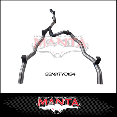 MANTA TWIN 3" DPF BACK EXHAUST SYSTEM FITS TOYOTA LANDCRUISER VDJ79R 4.5L V8 2016-2025