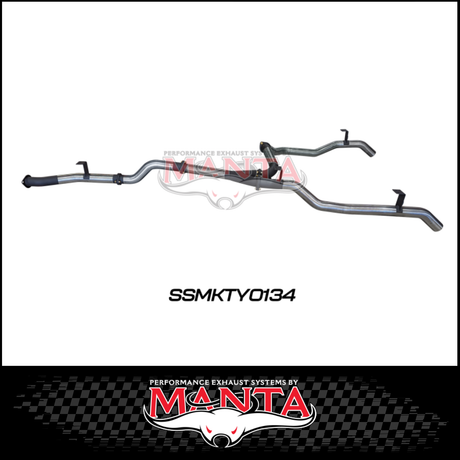 MANTA TWIN 3" DPF BACK EXHAUST SYSTEM FITS TOYOTA LANDCRUISER VDJ79R 4.5L V8 2016-2025