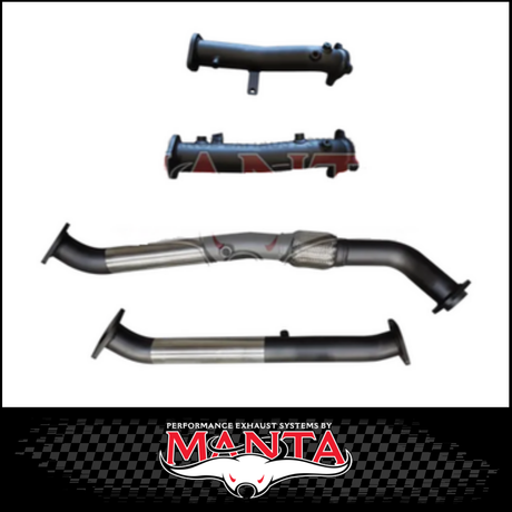 MANTA STAINLESS STEEL DPF DELETE KIT FITS TOYOTA LANDCRUISER VDJ200R 4.5L V8 2015-2021