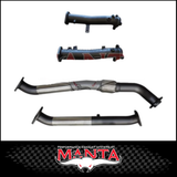 MANTA STAINLESS STEEL DPF DELETE KIT FITS TOYOTA LANDCRUISER VDJ200R 4.5L V8 2015-2021