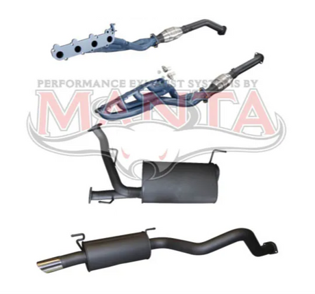 MANTA EXTRACTORS, CATS & STAINLESS STEEL 3" CAT BACK EXHAUST SYSTEM FITS TOYOTA LANDCRUISER UZJ200R 2007-2012 (SSMKTY0179)