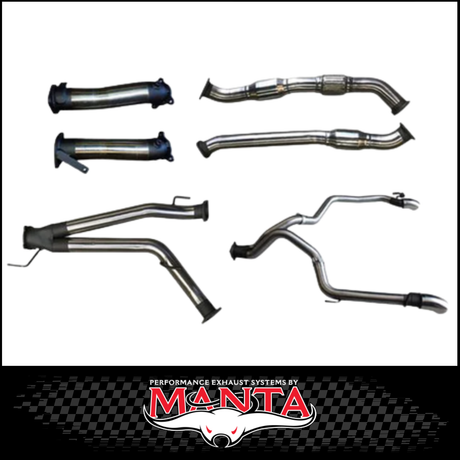 MANTA 3" TWIN TURBO BACK EXHAUST SYSTEM (L & R EXIT) FITS TOYOTA LANDCRUISER VDJ200R 4.5L V8 2015-2021