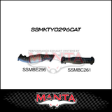 MANTA 3" DPF DELETE PIPE FITS TOYOTA LANDCRUISER VDJ79R 4.5L V8 2016-2025
