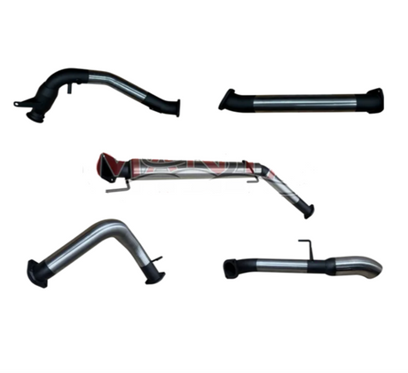 MANTA 3" STAINLESS STEEL TURBO BACK NO CAT/NO MUFFLER FITS TOYOTA LANDCRUISER FJA300R 300 SERIES 3.3L V6 2021-ON (SSMKTY0302)