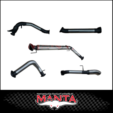 MANTA 3" STAINLESS STEEL TURBO BACK NO CAT/NO MUFFLER FITS TOYOTA LANDCRUISER FJA300R 300 SERIES 3.3L V6 2021-ON (SSMKTY0302)